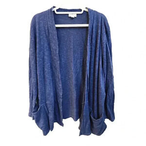 J. Jill Women's Cardigan Petite XL Linen Blend